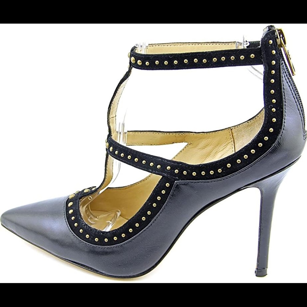 BCBGMaxAzria Liza Women PointedToe Leather Heels